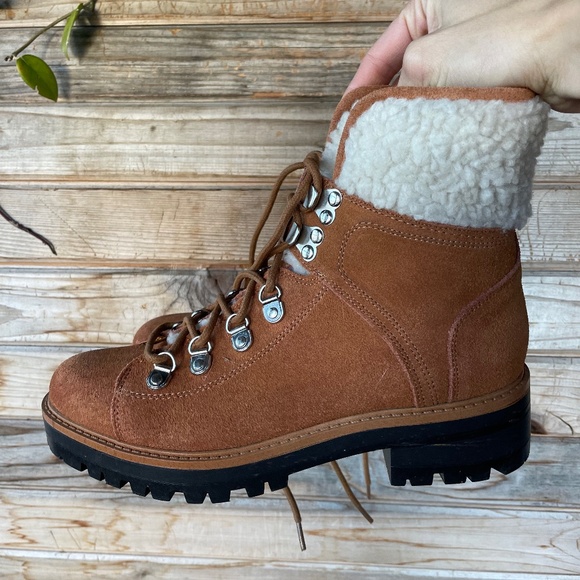 Marc Fisher Cognac Isalia Ankle Boot - Picture 1 of 5